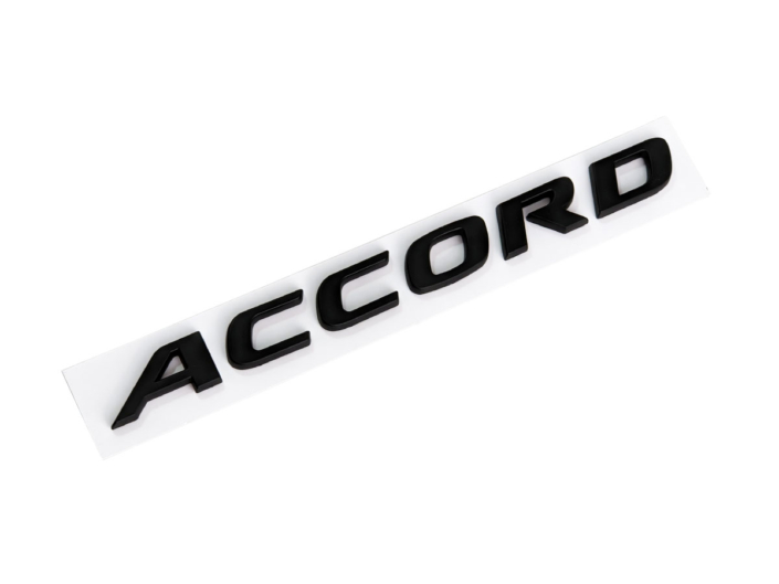 Honda Accord Emblem 2018-2022 (10th Gen) Black - OWLSPEED